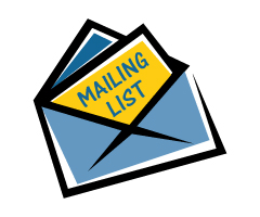 Sign up to our Mailing List!